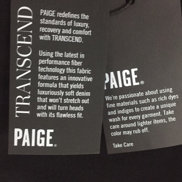 PAIGE Verdugo Crop in Black Overdye - Picture 4 of 11